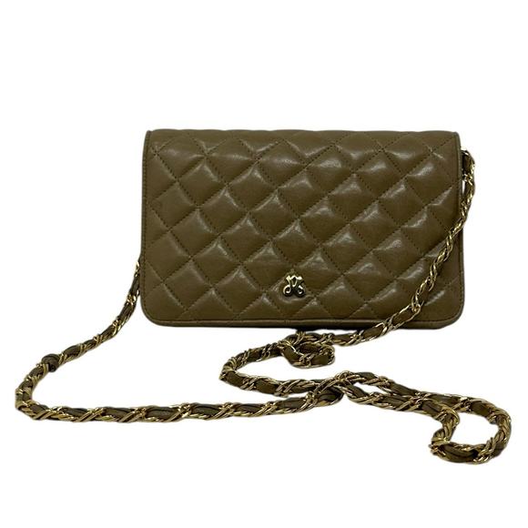 Jay Herbert Tan Leather Quilted Small Purse - Picture 9 of 14